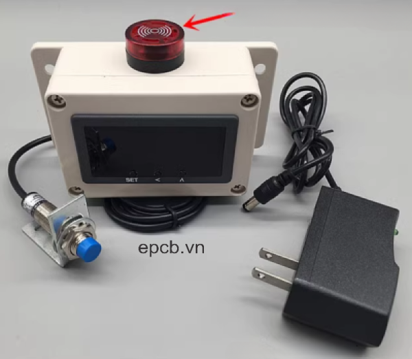 Bộ hiển thị vòng quay kim loại tích hợp cảnh báo EA-PROX-LW-01