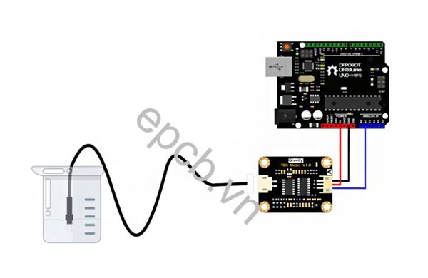 Cảm biến tổng chất rắn hòa tan DFRobot Gravity: Analog TDS Sensor/Meter for Arduino