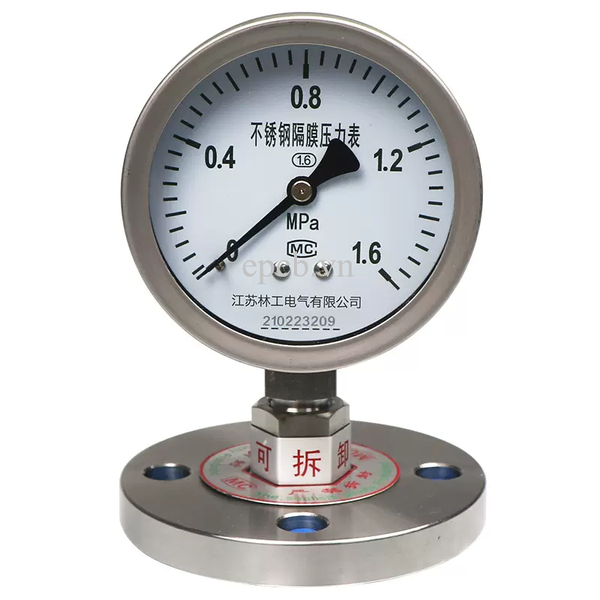 Đồng hồ đo áp suất mặt bích YTP100BF/MF