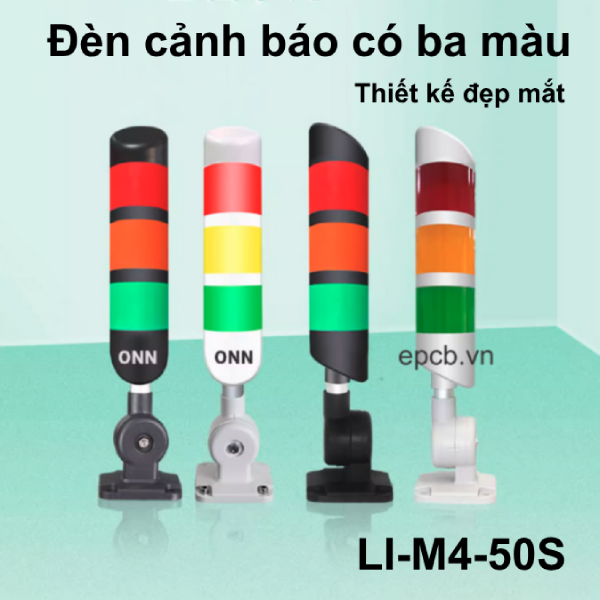 Đèn tháp LED cảnh báo 3 màu LI-M4-50S