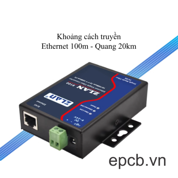 Bộ chuyển đổi Ethernet sang Quang ZLAN9100