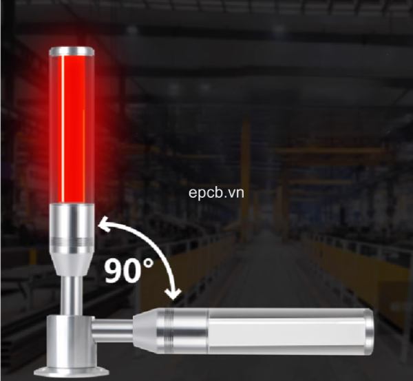 Đèn LED tích hợp 3 màu cảnh báo máy CNC 24V
