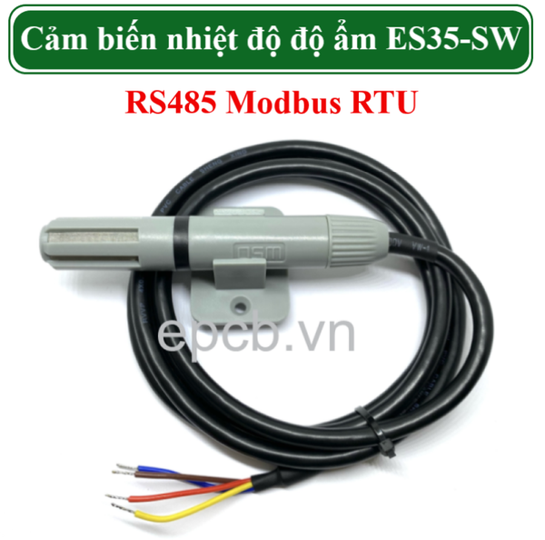 Cảm biến nhiệt độ, độ ẩm RS485 Modbus RTU ES35-SW (SHT35)