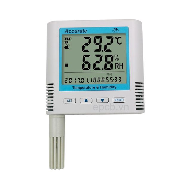 Cảm biến nhiệt độ độ ẩm kết nối WIFI giám sát từ xa ES-TH40W