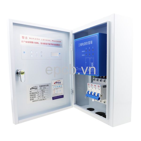 Tủ điện chống sét lan truyền 3 pha 380V 80kA