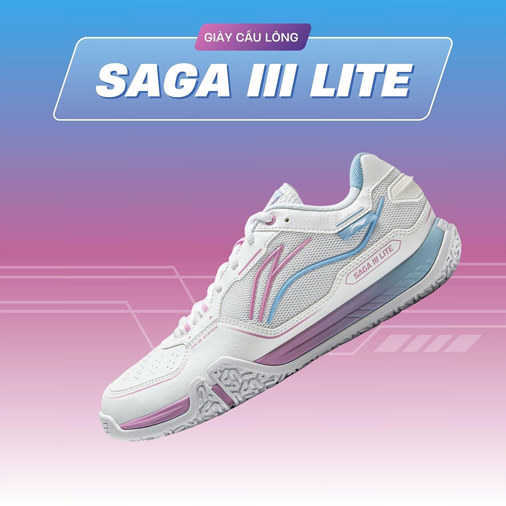 Giày cầu lông, Pickleball Nam và Nữ chính hãng Li-Ning SAGA 3 LITE AYTV003-1