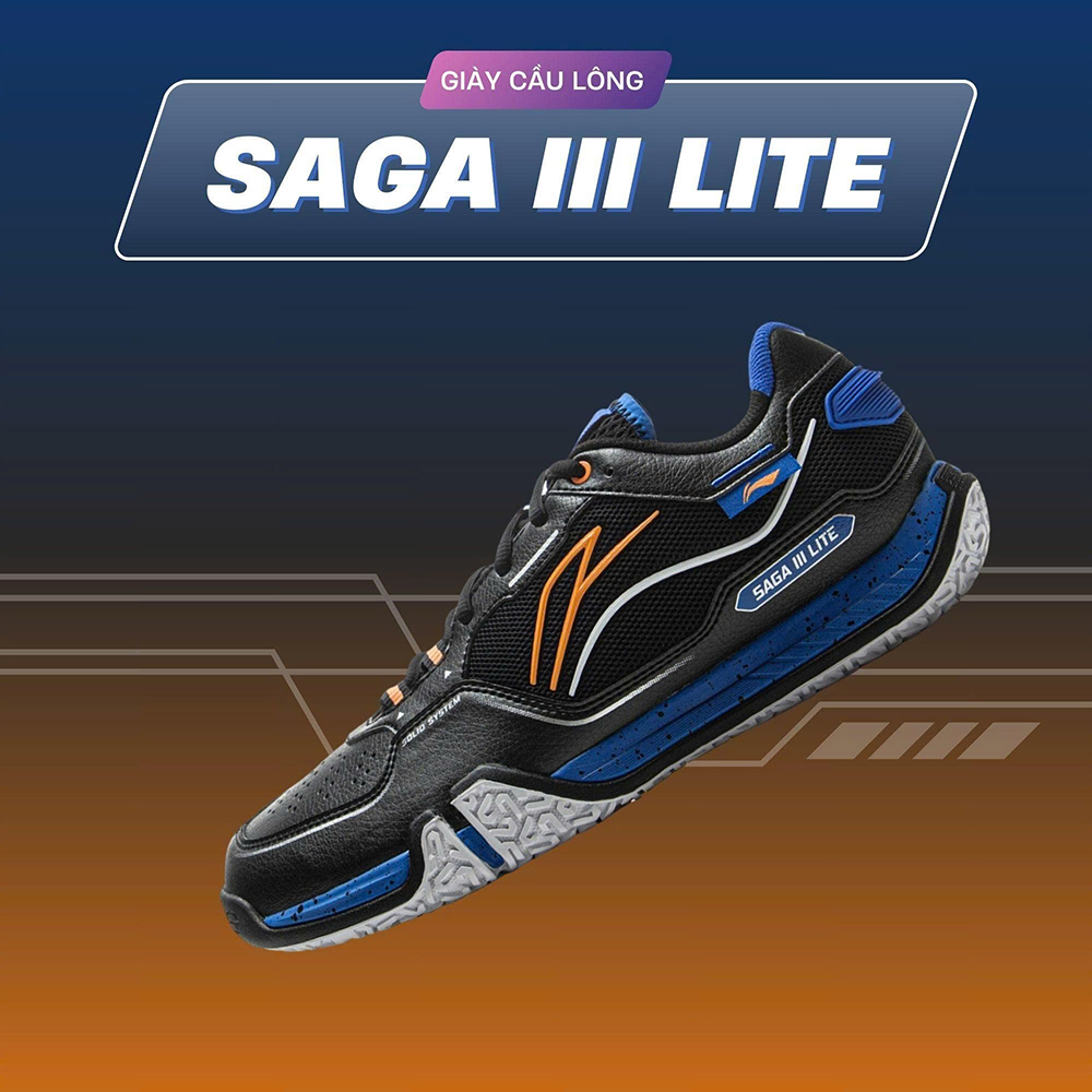 Giày Cầu lông, Pickleball Nam và Nữ chính hãng Li-Ning SAGA 3 LITE AYTV003-2