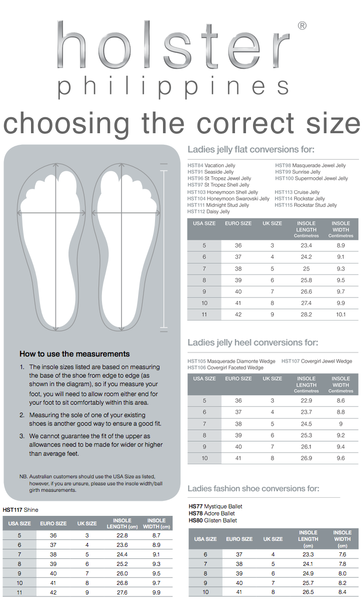 Size Guide - Bảng Quy Đổi Size Giày Chuẩn