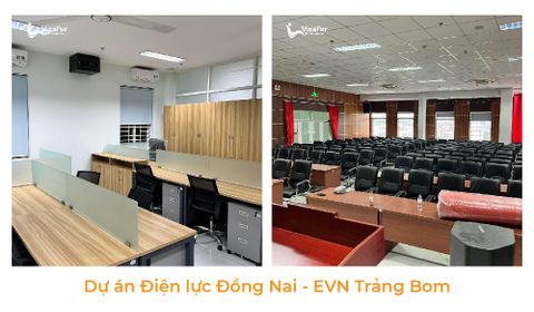 Dự án cung cấp nội thất Công ty TNHH MTV Điện lực Đồng Nai - EVN Trảng Bom