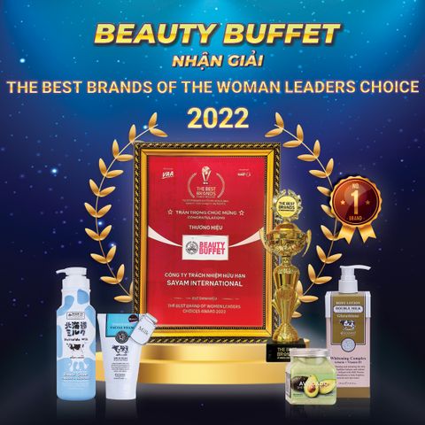BEAUTY BUFFET VINH DỰ NHẬN GIẢI “THE BEST BRANDS OF WOMEN LEADERS CHOICE 2022”