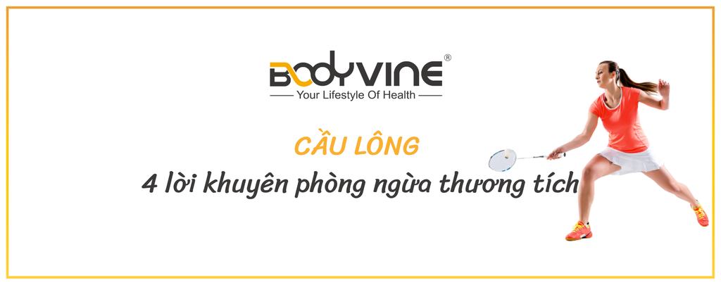 4 lời khuyên phòng ngừa thương tích khi chơi cầu lông