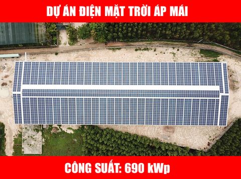 Dự án đầu tư điện mặt trời 690 kWP - Nes Solar