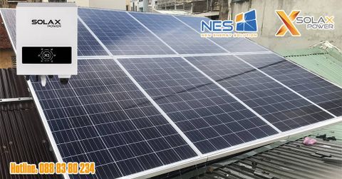 Công trình điện mặt trời 2.600W Bình Thuận