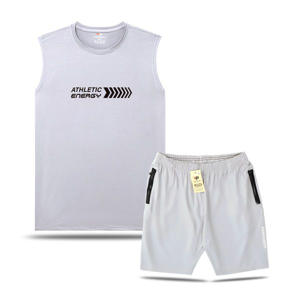 Bộ thể thao nam áo sát nách coolmax quần short thun ASN02.QCT02 PigoFashion