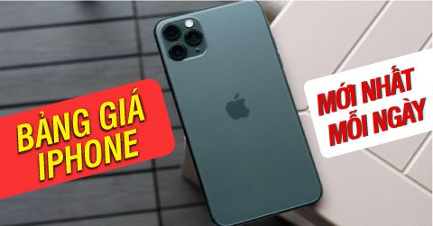 BẢNG GIÁ ĐIỆN THOẠI IPHONE 2021 CẬP NHẬT MỖI NGÀY