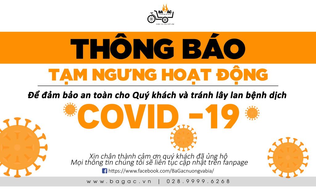📣TẠM ĐÓNG CỬA TẤT CẢ CHI NHÁNH - CHỈ PHỤC VỤ GIAO HÀNG TẠI NHÀ