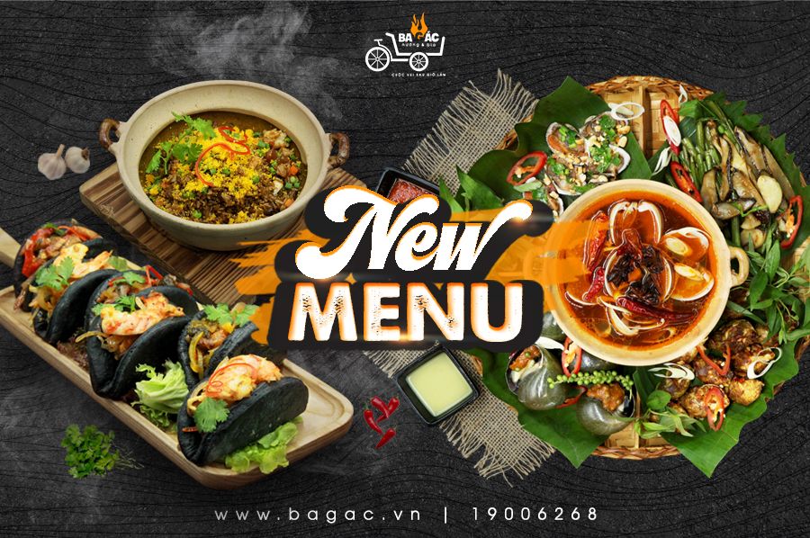 BA GÁC CHÍNH THỨC RA MENU MỚI - BẠN ĐẪ THỬ CHƯA?