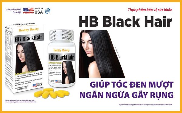 HB Black Hair chứa hàm lượng Biotin