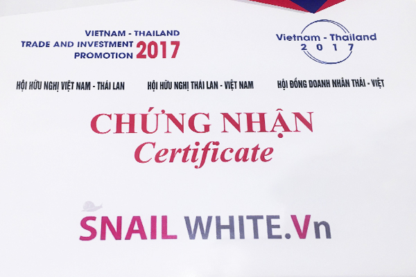 Đại diện nhãn hàng SNAIL WHITE tham gia tọa đàm thương mại tại THAILAND
