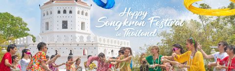 Đón may mắn với lễ hội té nước Songkran Thái Lan 2020