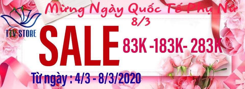 MỪNG NGÀY QUỐC TẾ PHỤ NỮ 8/3 ,SALE THẢ GA ,MẶC GÌ ĐỂ LA CÀ XUỐNG PHỐ?