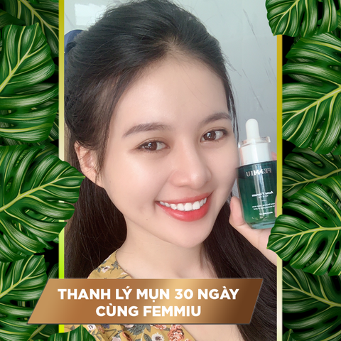 Thử thách “thanh lý” mụn trong 1 tháng với combo Femmiu Acne