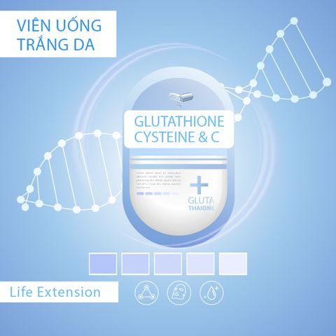 Những đặc điểm nổi bật của viên uống thải độc Glutathione Cysterine & C của Life Extension