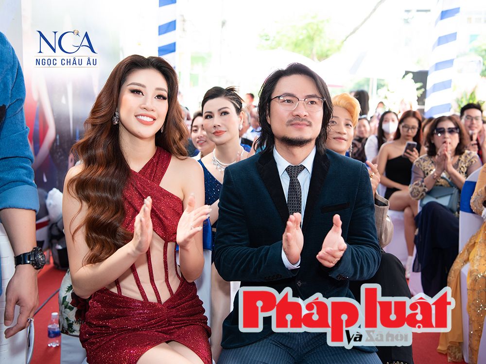 Dàn người đẹp Hoa hậu Việt Nam dự sự kiện khai trương showroom kim cương Ngọc Châu Âu