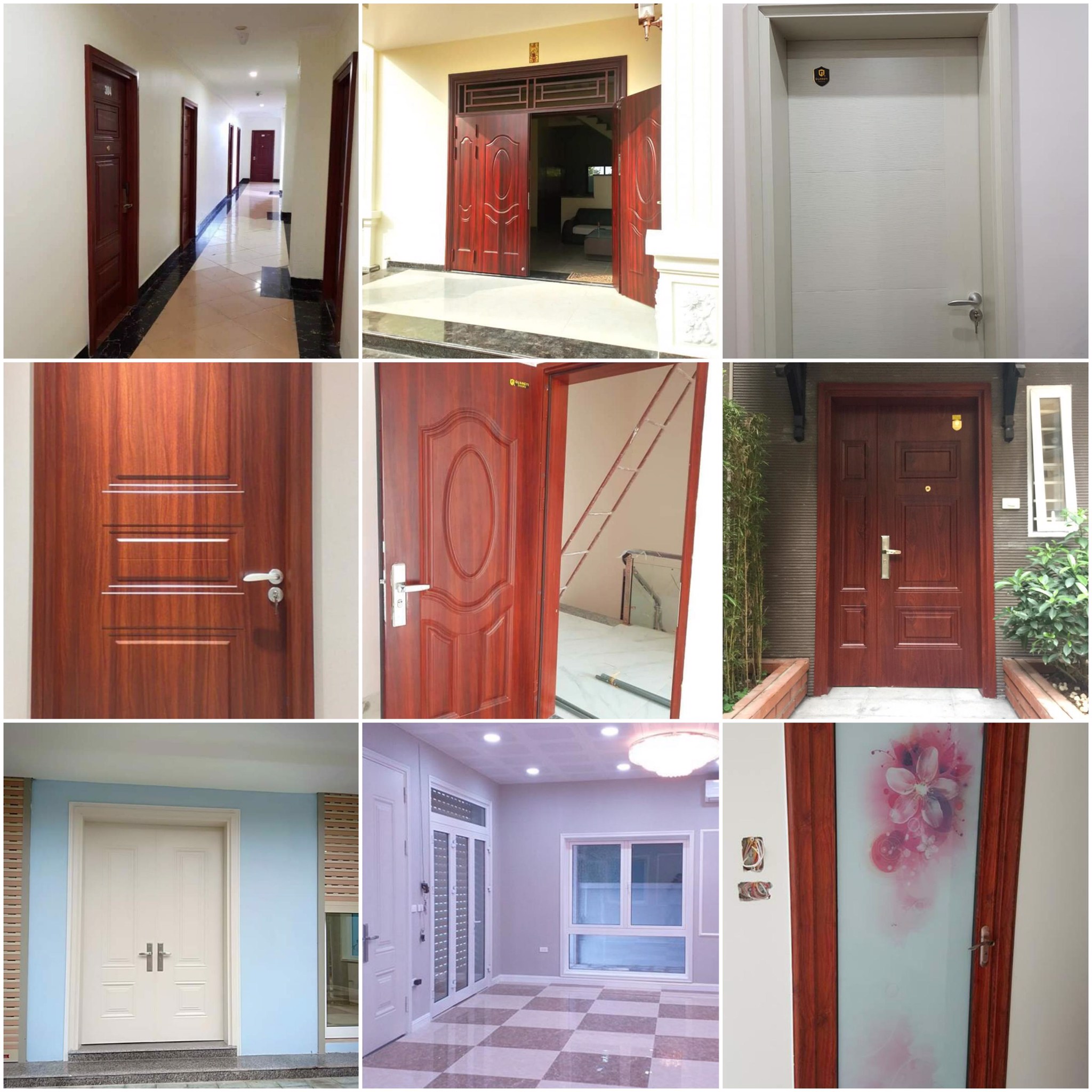 CỬA THÉP VÂN GỖ CHỐNG CHÁY