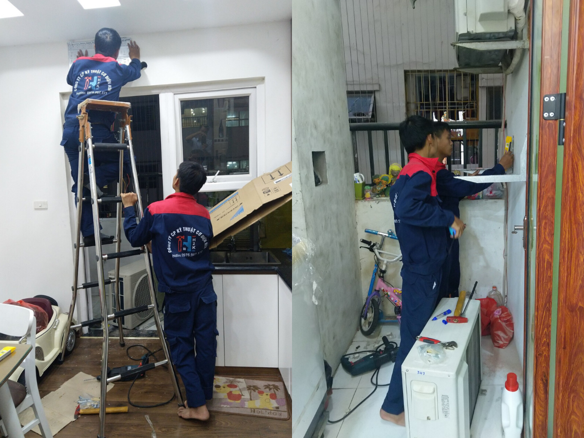 Lắp đặt sửa chữa điều hòa tại Hà Nội