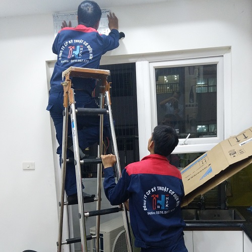 Bảng giá lắp đặt điều hòa vật tư đi kèm