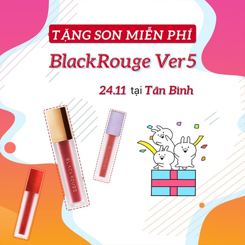 NGÀY HỘI BLACK ROUGE - TẶNG SON MIỄN PHÍ CHO 40 CẶP ĐÔI ĐẦU TIÊN