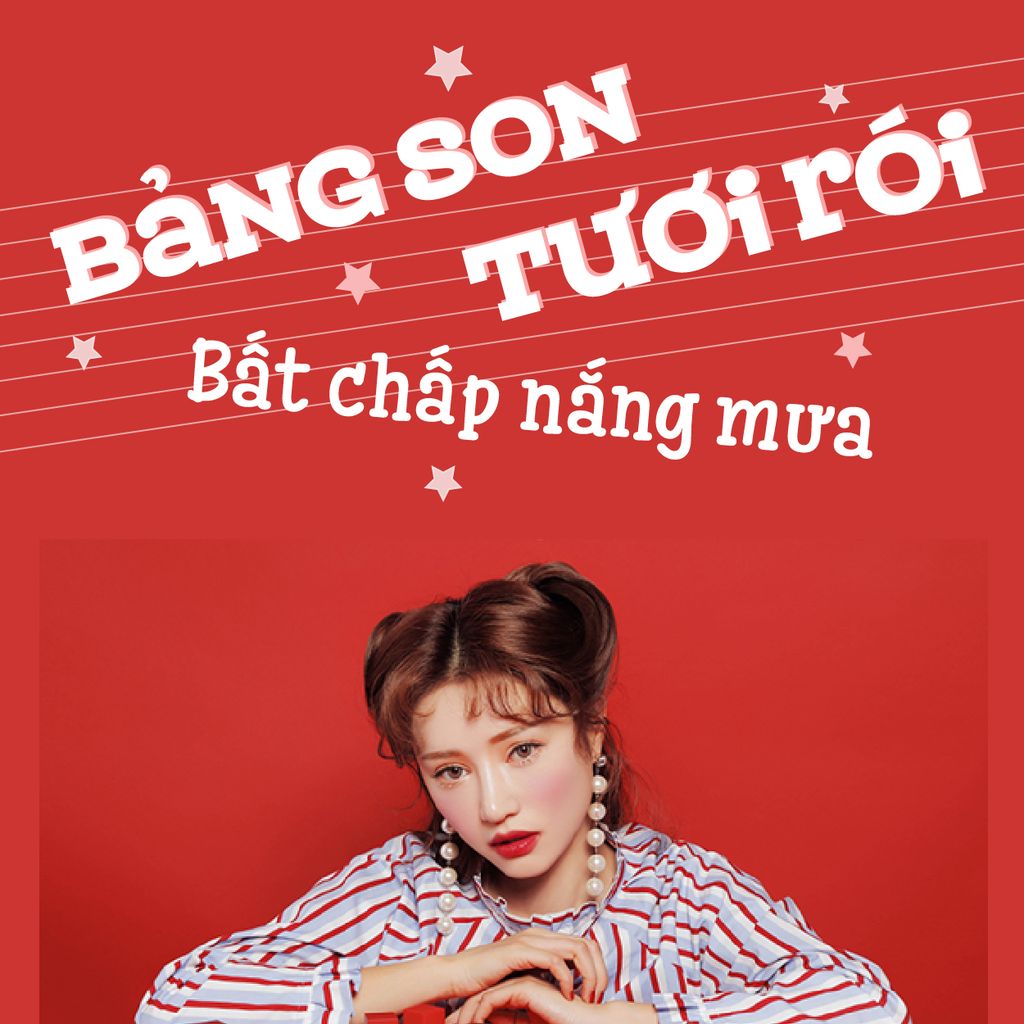 Bảng Son Tươi Rói Bất Chấp Trời Nắng Nóng Hay Mưa RàoSon kem lì SAM’U Fluid Matte Lip Tint