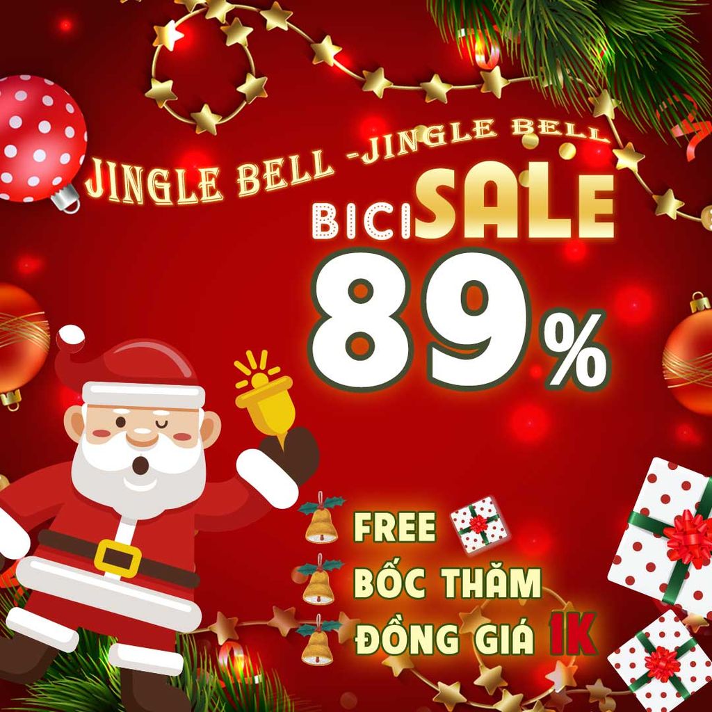 Đón Christmas Days Cực Lớn Cùng Bici, Ngất Ngây Cùng Ngàn Deal Sốc