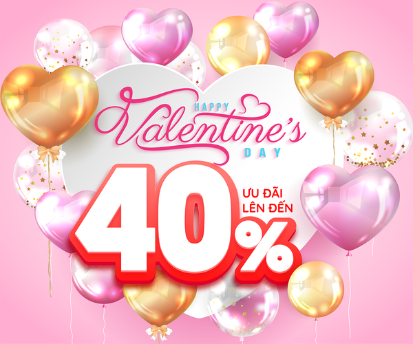 Khuyễn Mãi Lên Đến 40% tại Miti - Valentine 14-02
