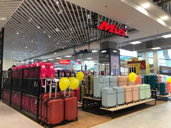 Sản phẩm vali Miti hiện được bán phổ biến tại các siêu thị lớn trên toàn quốc