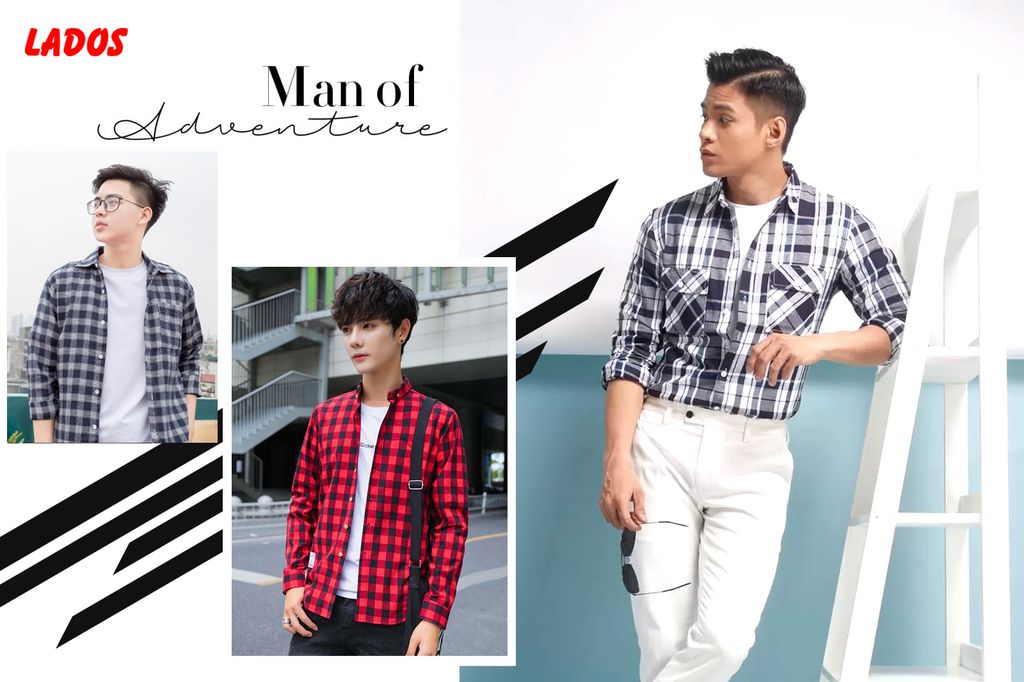 Những mẫu áo sơ mi trắng và caro nam đẹp nhất 2019