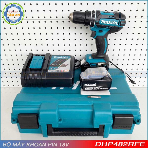 Máy khoan búa Makita DHP482RFE