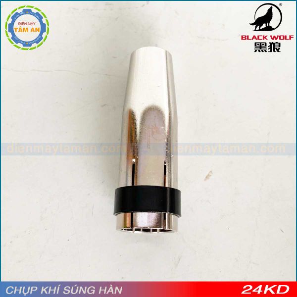 Chụp khí súng hàn 24KD Black Wolf