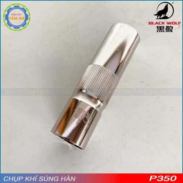 Chụp khí súng hàn P350 Black Wolf