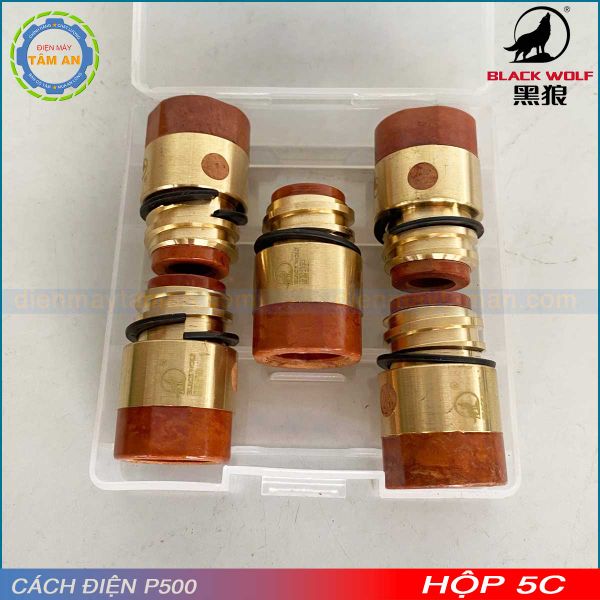 Cách điện sáng hàn P500 Yellow - Black Wolf