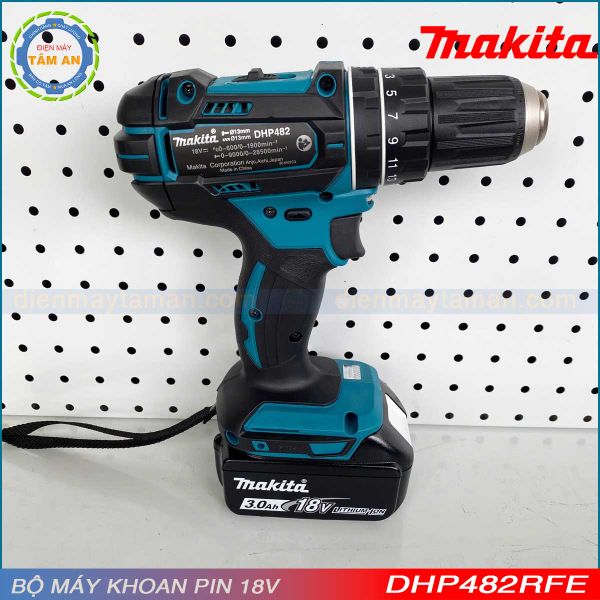 Máy khoan búa Makita DHP482RFE