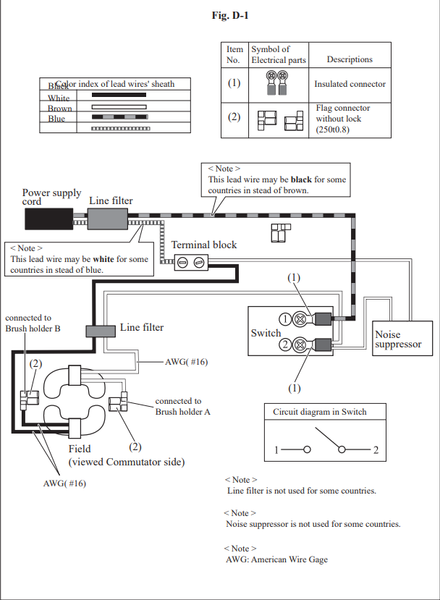 Stato máy cắt sắt M2401B MT243 593948-8