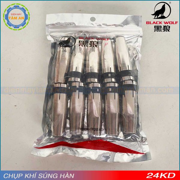 Chụp khí súng hàn 24KD Black Wolf