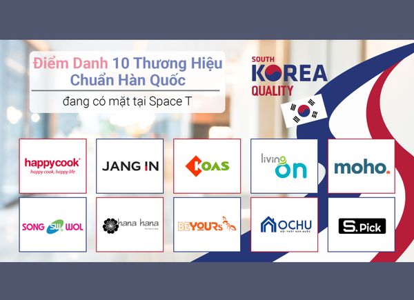 Điểm Danh 10 Thương Hiệu Hàn Quốc Đang Có Mặt Tại Space T