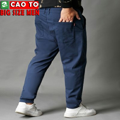 Quần Kaki Xanh Dương Đậm Big Size Men Hàng Chính Hãng Chất Lượng Cao CHo Người Ngoại Cỡ