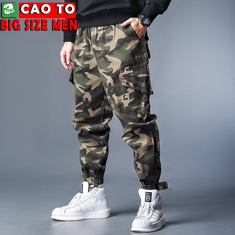 Quần Kaki Xanh Rằn Ri Big Size Men Hàng Chính Hãng Chất Lượng Cao Cho Người Ngoại Cỡ