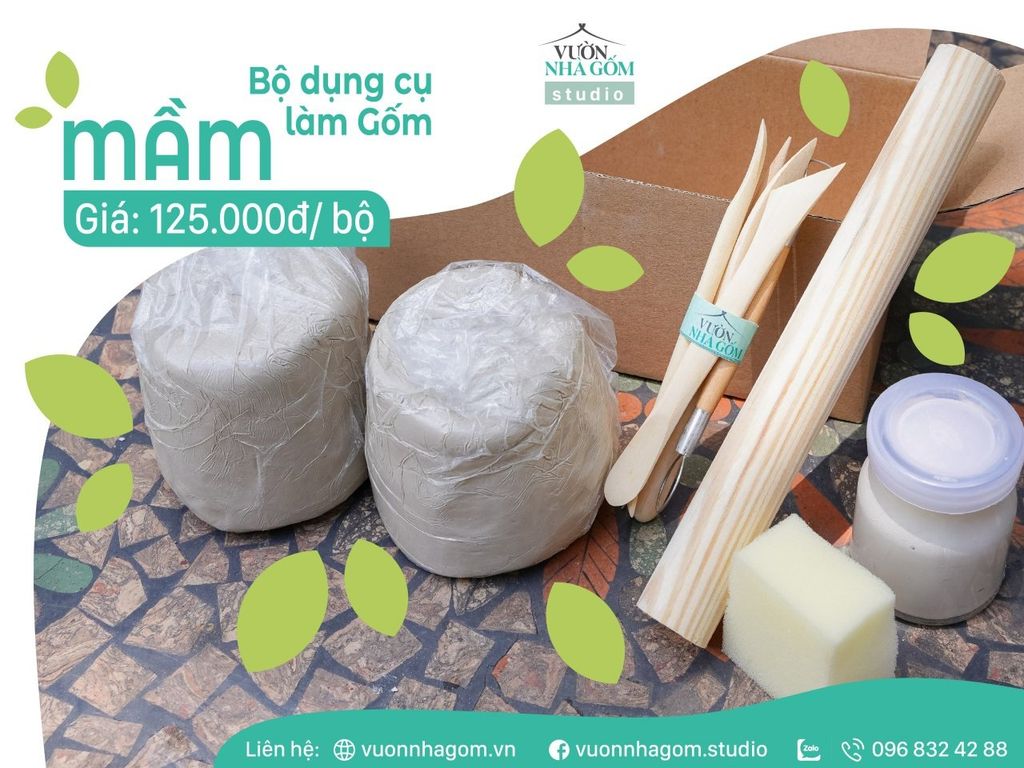 Video Unbox Bộ dụng cụ làm gốm tại nhà - Ở nhà sáng tạo cùng trải nghiệm làm gốm thủ công