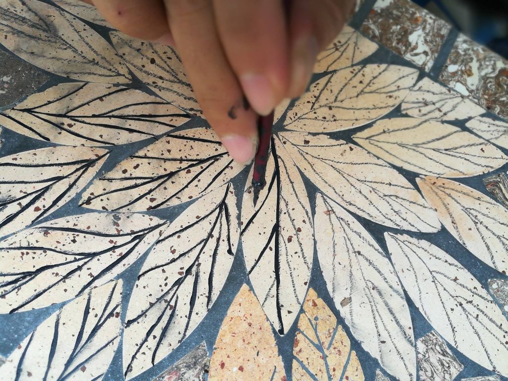 Bàn, ghế Mosaic - phong cách nội, ngoại thất tinh tế cho người đam mê nghệ thuật