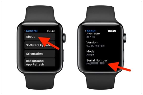 4 cách kiểm tra serial, iMei Apple Watch đơn giản nhất – Apple8 Store